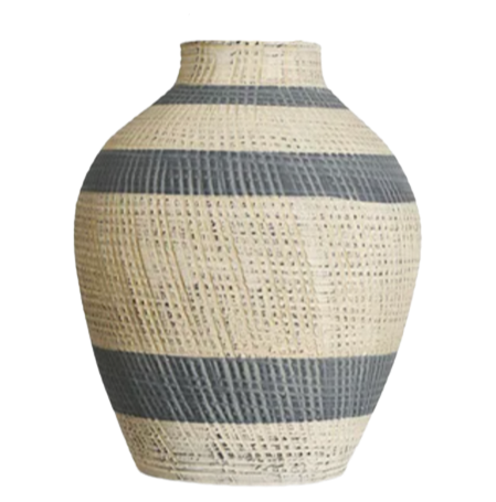 Amory Black & Beige Vase